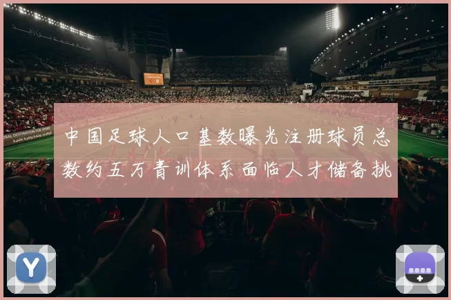 中国足球人口基数曝光注册球员总数约五万青训体系面临人才储备挑战